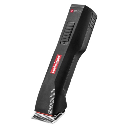 Машинка Heiniger Saphir Basic для стрижки животных, собак, кошек с лезвием #10 1,5 мм "red line"