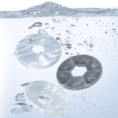 Автокормушка Petzengo PF19-L 6 секций, ж/к дисплей, с охлаждением, для сухого и влажного корма, белая