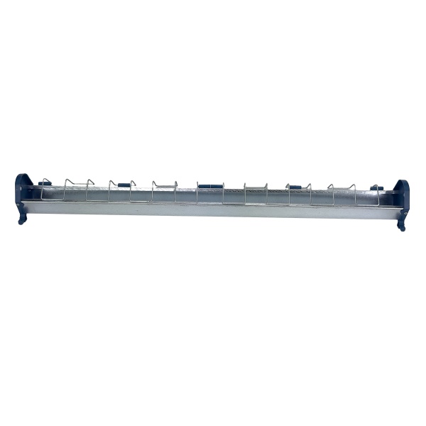 Кормушка лотковая 100 cм оцинкованная сталь для цыплят и мелкой птицы