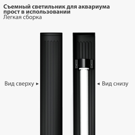 Аквариум Boyu FG-10 37 л с LED-лампой, черный