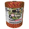 Провод для электропастуха FarmGuard красный с желтым 3 мм / 500 м / 3x0,2 мм
