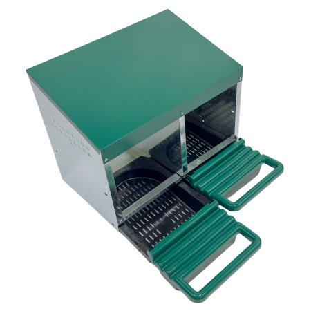 Гнездо для кур несушек HobbyFarm 2 секции с яйцесборником