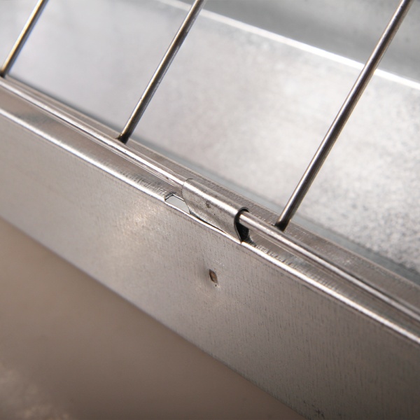 Кормушка лотковая 100 см оцинкованная сталь для кур R