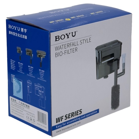Фильтр-водопад навесной Boyu WF-2035 для аквариума объемом до 100 л
