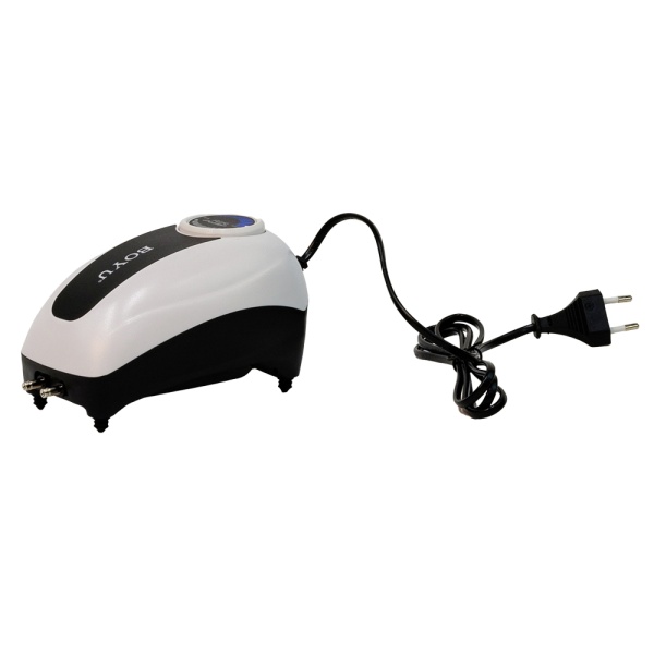 Компрессор Boyu CJY-4500 4,8 Вт для аквариума 150-300 л два канала, регулятор потока и LED подсветка