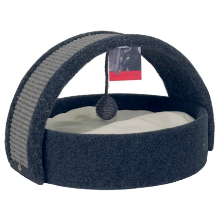 Когтеточка-лежак 40х42х30 см, графит