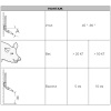 Поилка ниппельная для откормочных свиней и молодняка 1/2" наружн.