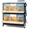 Брудер для цыплят CB40 3 секции, 2 яруса, 98x64x119 см, пластиковый