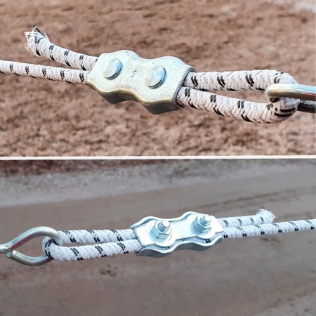 Соединитель для тросов 5-6 мм, комплект 10 шт.