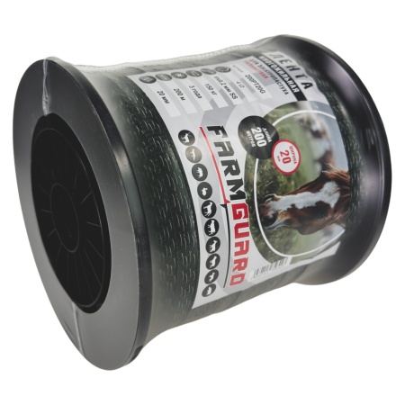 Лента для электропастуха FarmGuard зеленая 20 мм / 200 м