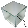 Аквариум Newa Ego LID, EL 30W, 28 л панорамный, LED освещение, белая стеклянная крышка