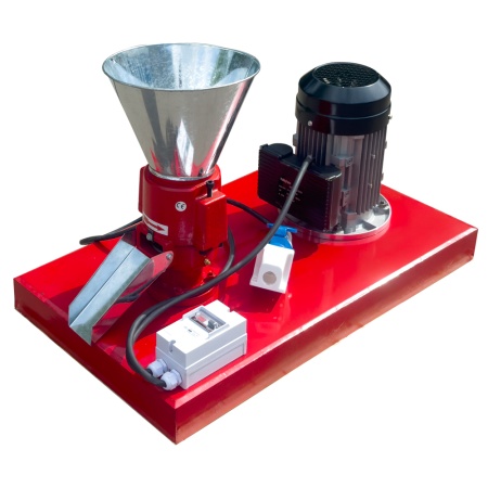 Гранулятор для комбикорма HobbyFarm BP120 диаметр матрицы 120 мм, гранул 3,8 мм, 3 кВт/220 В