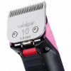Машинка Heiniger Saphir Pink для стрижки животных, собак, кошек с 2-я аккумуляторами и лезвием #10 1,5 мм "red line"
