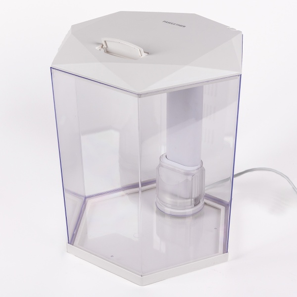 Аквариум Pawgether WF-4 панорамный 11 л, настольный с фильтром и светильником