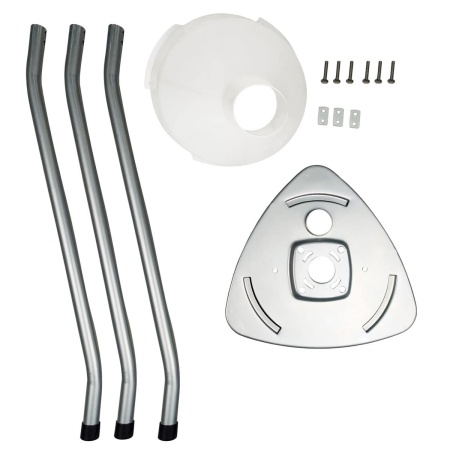 Зернодробилка HobbyFarm EM-50WL, на ножках для измельчения зерна электрическая с функцией мельницы / в комплекте 4 сита