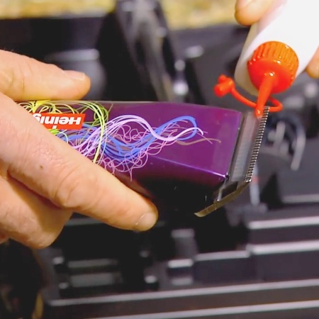 Машинка Heiniger Saphir Style для стрижки животных, собак, кошек с лезвием #40 0,25 мм