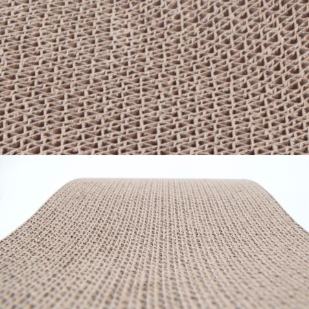 Когтеточка для кошек картонная двусторонняя с мятой 43х21х6,5 см