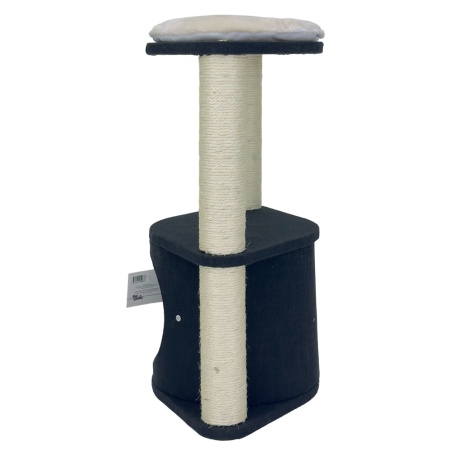 Когтеточка-комплекс с домиком 46х30х60 см, черный