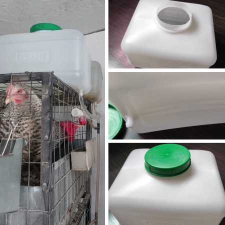 Емкость для воды 10 л для системы поения птицы и кроликов