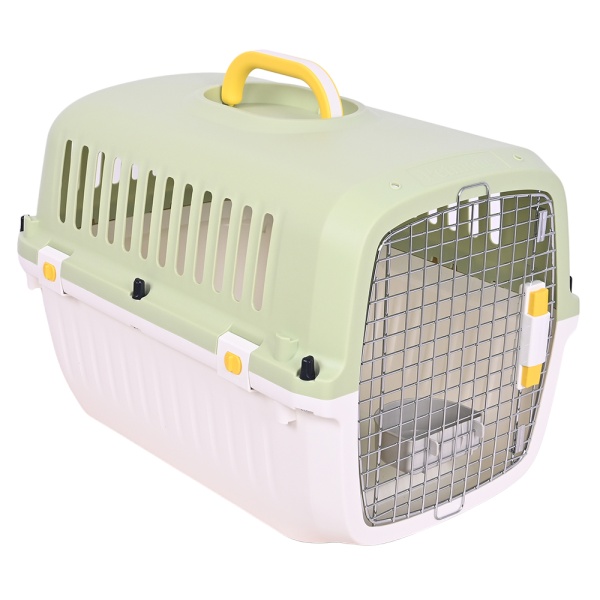 Переноска Transport 52x35x34 см для кошек и собак Pet Choice, стандарт IATA, зеленая