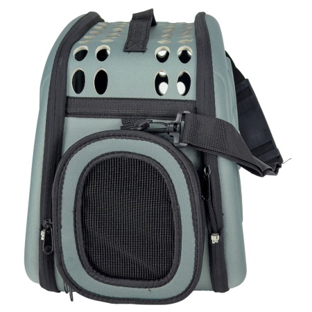 Сумка-переноска с жесткими стенками 46х29х34 см, светло-серый