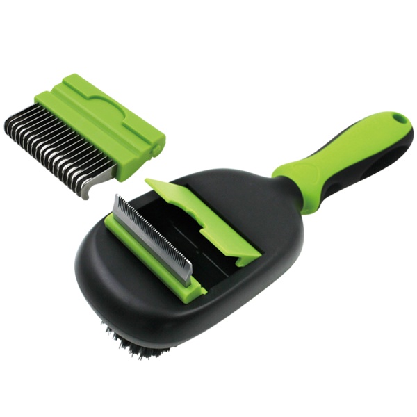 Набор расчесок для груминга животных 5 в 1 щетка массажная, расческа, дешеддер, стриппинг, щетина