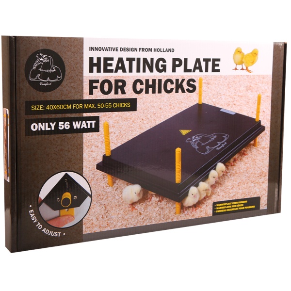 Панель обогревательная Comfort с температурным регулятором 40х60 см 56 Вт для цыплят