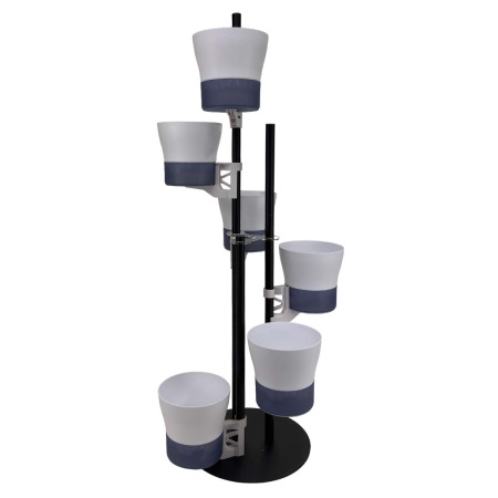 Подставка для цветов 6 уровней HobbyFarm, кашпо с автополивом