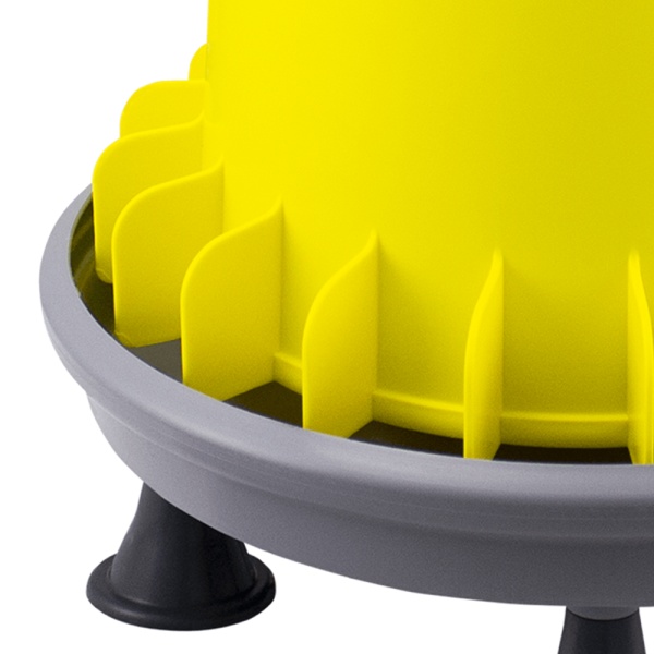 Кормушка бункерная ARCUS 15 кг пластик с разделительной решеткой на ножках