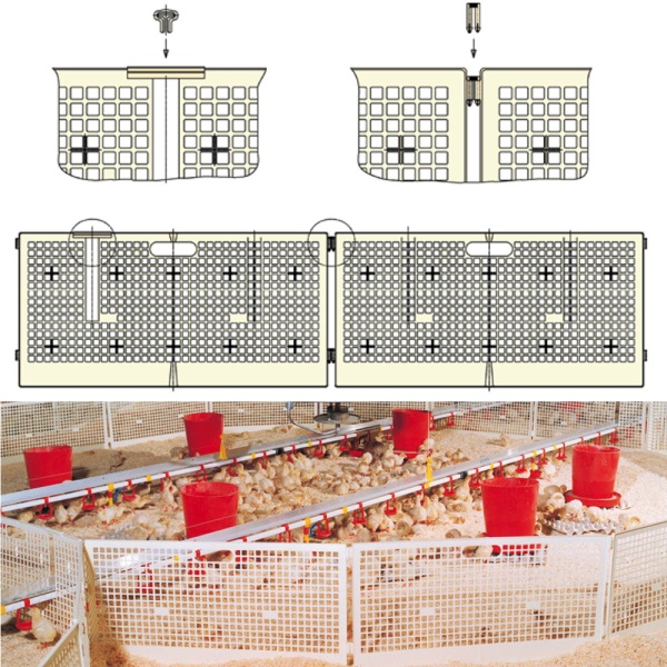 Петля для соединения решеток-ограждения