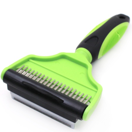 Расческа дешеддер Pet Choice 2 в 1 ширина 76 мм для ухода за шерстью собак и кошек